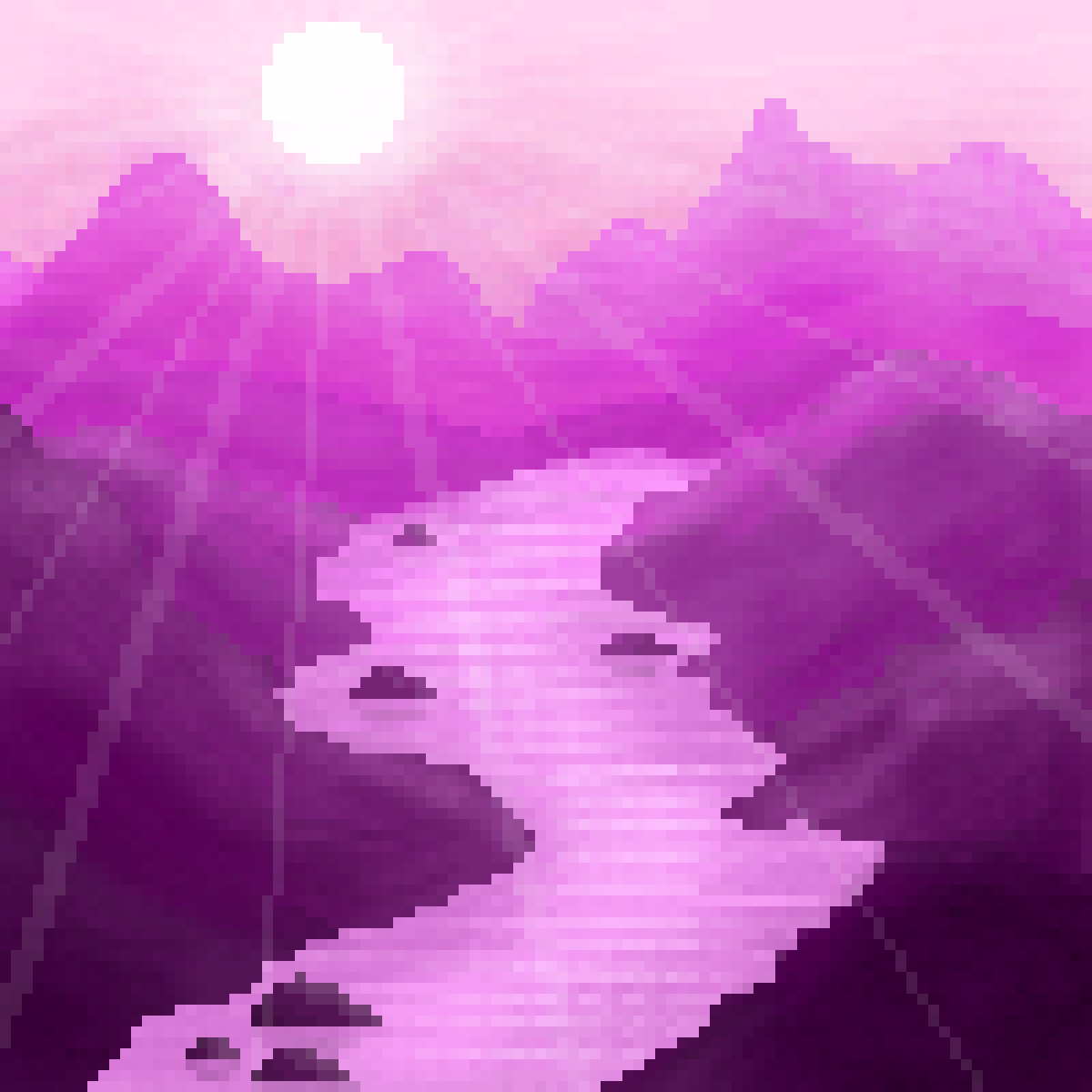 Pixilart - 32x32 sunset by KennyNeko