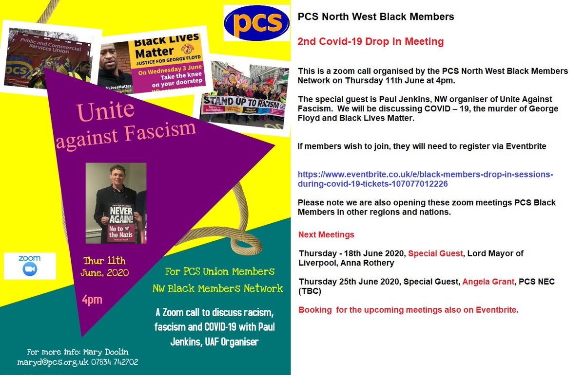 TraceyH4WHM's tweet photo. For any Black PCS members. https://t.co/KYvAfcS63Z