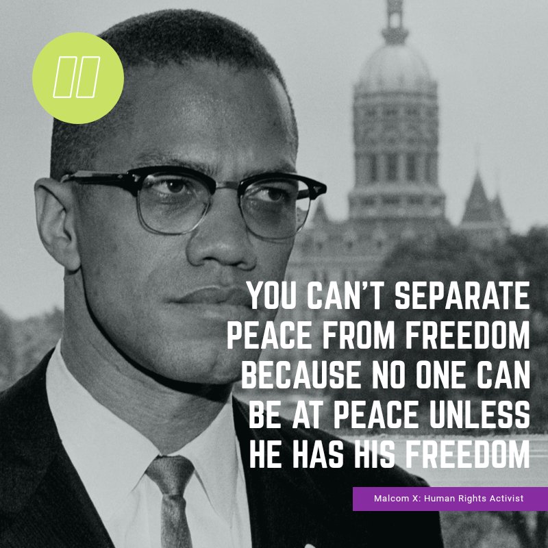 Our #MCM this week is Malcom X, it only seems fitting that we celebrate a truly inspirational human rights activist! 
We encourage you to read any books that educate and inspire you about the need to real change, to support the #BlackLivesMatter movement.