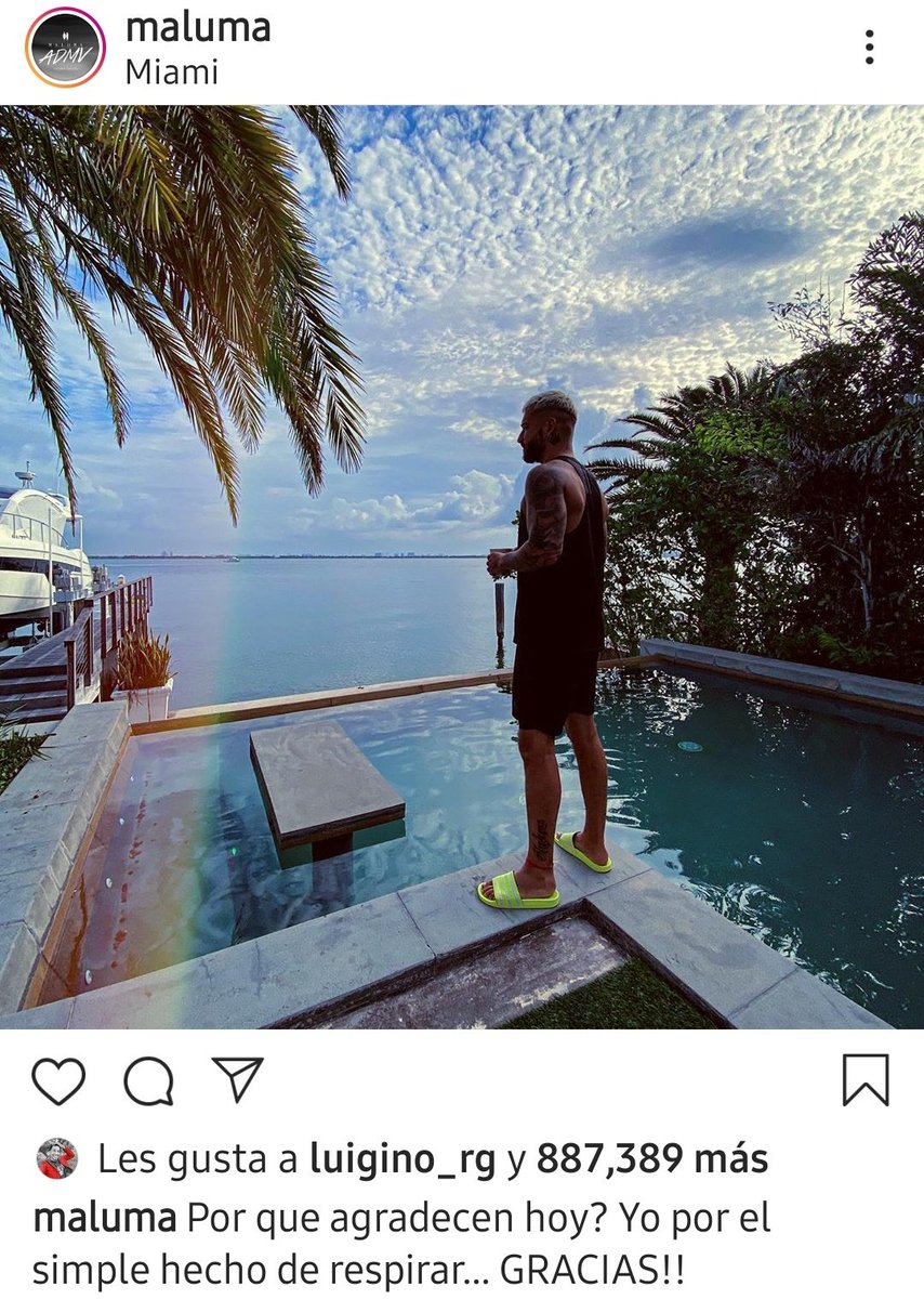 gabrielHLucero's tweet photo. Maluma agradece "el simple hecho de respirar"  desde esa humildad en la que vive y nosotros quejándonos de todo. https://t.co/hCAr1dg9aL