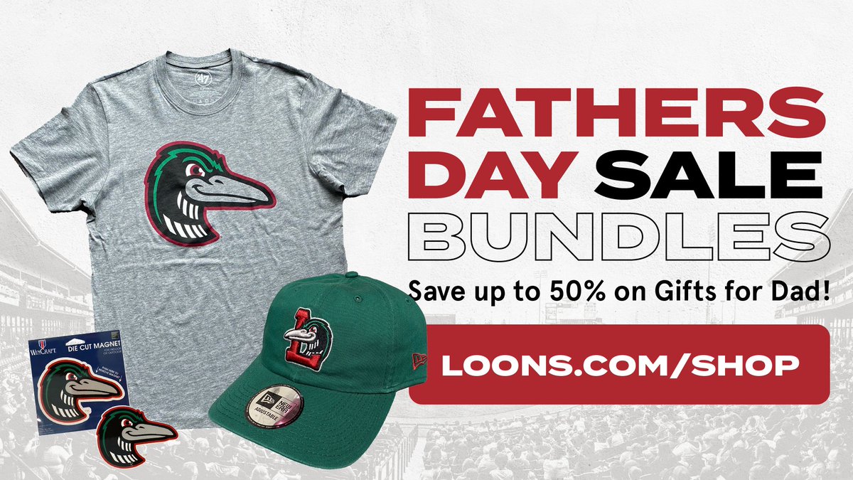 greatlakesloons's tweet image. Still can't figure out what to get Dad this year? We've got you covered with Loons bundles that he'll love! #NestLevelFun

Available here: bit.ly/2UnwaZn