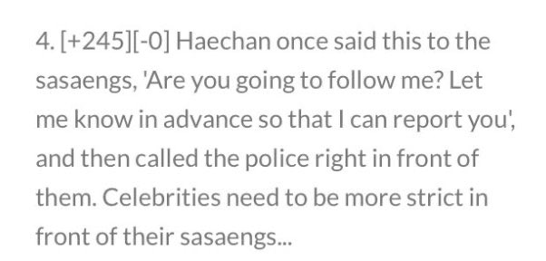 โดยองพยายามถ่ายหน้าซาแซง น้องแฮชานถามซาแซงว่าจะตามผมหรอครับ ถ้าจะตามบอกนะครับจะได้แจ้งตำรวจ แล้วโทรหาตำรวจต่อหน้าซาแซงเลย ก็คือจริงมั้ยไม่รู้ แต่ถ้าจริงก็คือฉันแสนภูมิใจ มันต้องอย่างงี้ อย่าไปยอมมันค่ะลูก!!