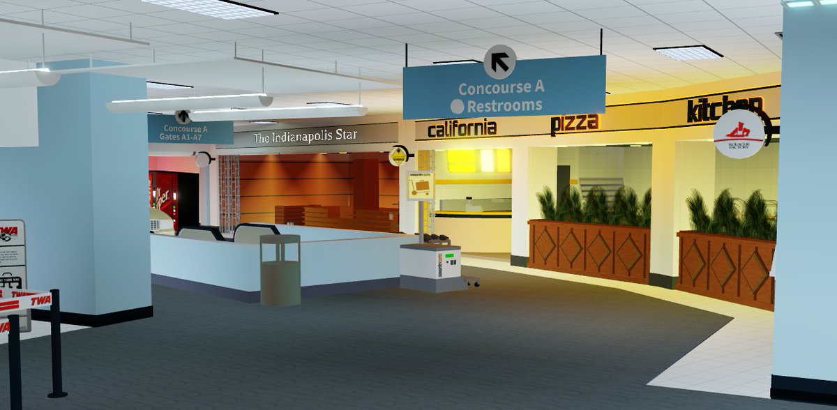JetFuel_rbx's tweet photo. Indianapolis International Airport, Built by @JetFuel_rbx and @Soviet_Taco_ of @AirlinesTrans and @voidshardz and Yammy310574 of @NWA_Roblox https://t.co/9jNvnCFdXe