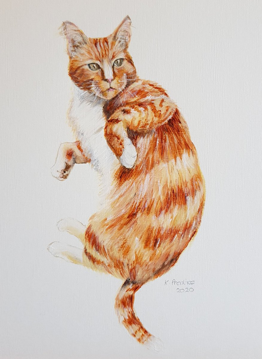 OveractiveKate's tweet photo. Garfield May /June 2020.

#art #artist #catsofinstagram #catsofinsta #catsoftwitter #cat #catstagram #painting #paintings #paint #garfield #mondaymotivation https://t.co/x8KCxZPIqT