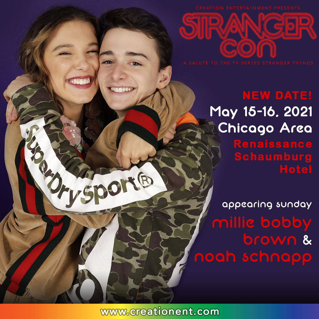 CreationEnt's tweet photo. Stranger Con Chicago Convention: Join Us May 2021! #strangerconchi https://t.co/eLsfxUvnls https://t.co/tiDj6mpSA3