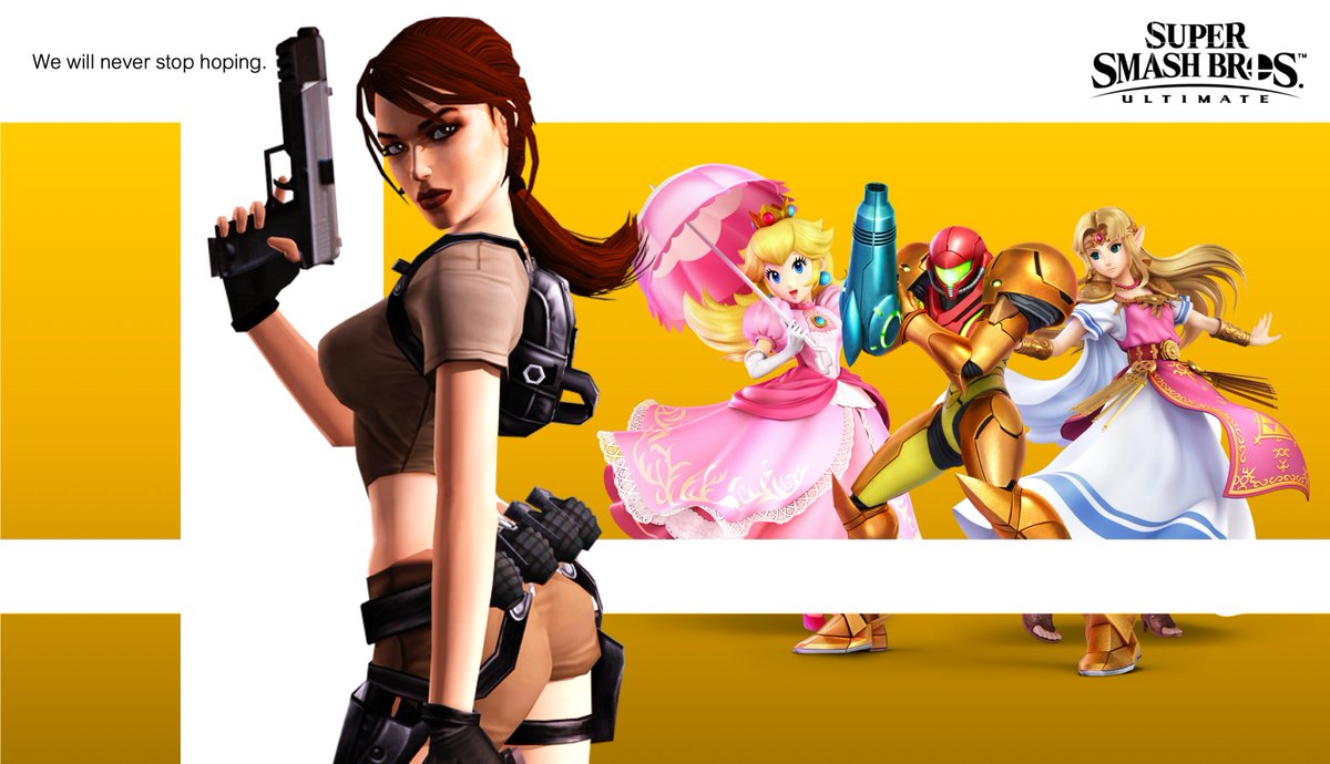 SmashLara's tweet image. Lara got many women into gaming, as gamers &amp;amp; behind-the-scenes. Data suggested that 40% of players of Tomb Raider were women. She's also the most successful female protagonist in gaming. Lara influenced the industry in many ways and needs to be in Smash. #SmashBros #TombRaider