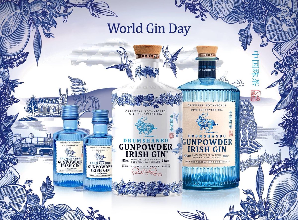 WIN - To celebrate WORLD GIN DAY 2020 this Saturday, June 13th, we are giving away an exclusive Drumshanbo Gunpowder Irish Gin Hamper to one lucky fan. To enter simply follow us &amp; retweet. Winner announced next Monday. Good luck! T&amp;C's - #drinkresponsibly #gunpowdergin #gin