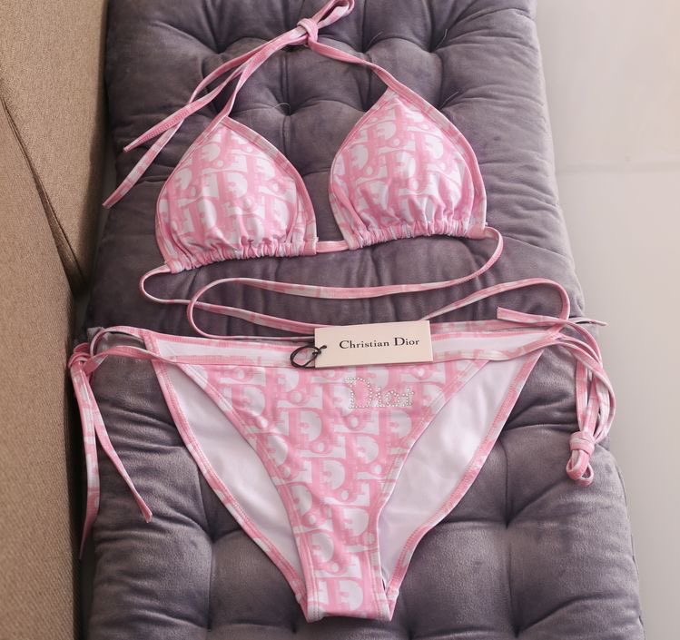 m ✨ on X: pink dior bikini  / X