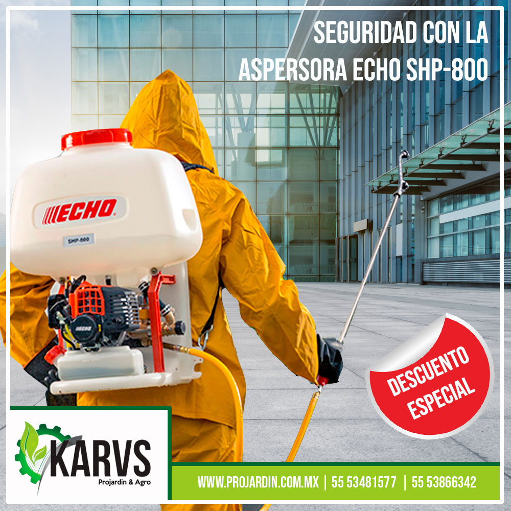 KARVSProJardin's tweet photo. La potencia de la #aspersora #ECHO HP800 garantiza una #desinfección total de áreas que necesiten #limpieza con químicos especiales o bien para eliminar plagas de #cultivos. Aprovecha nuestro #PrecioEspecial y aquiérela ahora llamando al 55 8003 7298 o 55 1452 3049. #Promoción https://t.co/HuxmDUSjuA