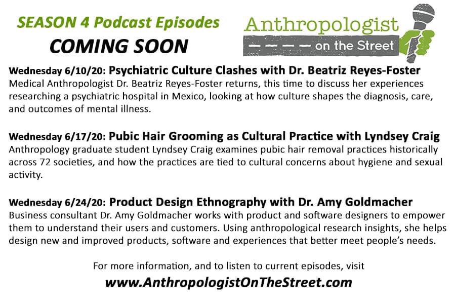 New episodes premiering, starting in 2 days! 

First up, @BeatriAnthro explains why culture and politics are central to understanding and treating mental illness.
