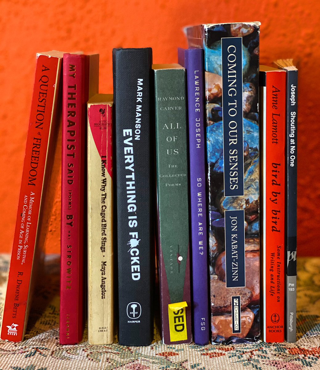 ilovepoe's tweet photo. A Question of Freedom

My therapist said,

I know why the caged bird sings.
Everything is f*cked.
All of us.

So where are we?

Coming to our senses
             bird by bird 

shouting at no one.

#pandemicpoetry #poem #spinepoetry https://t.co/DLAD0zM3u5