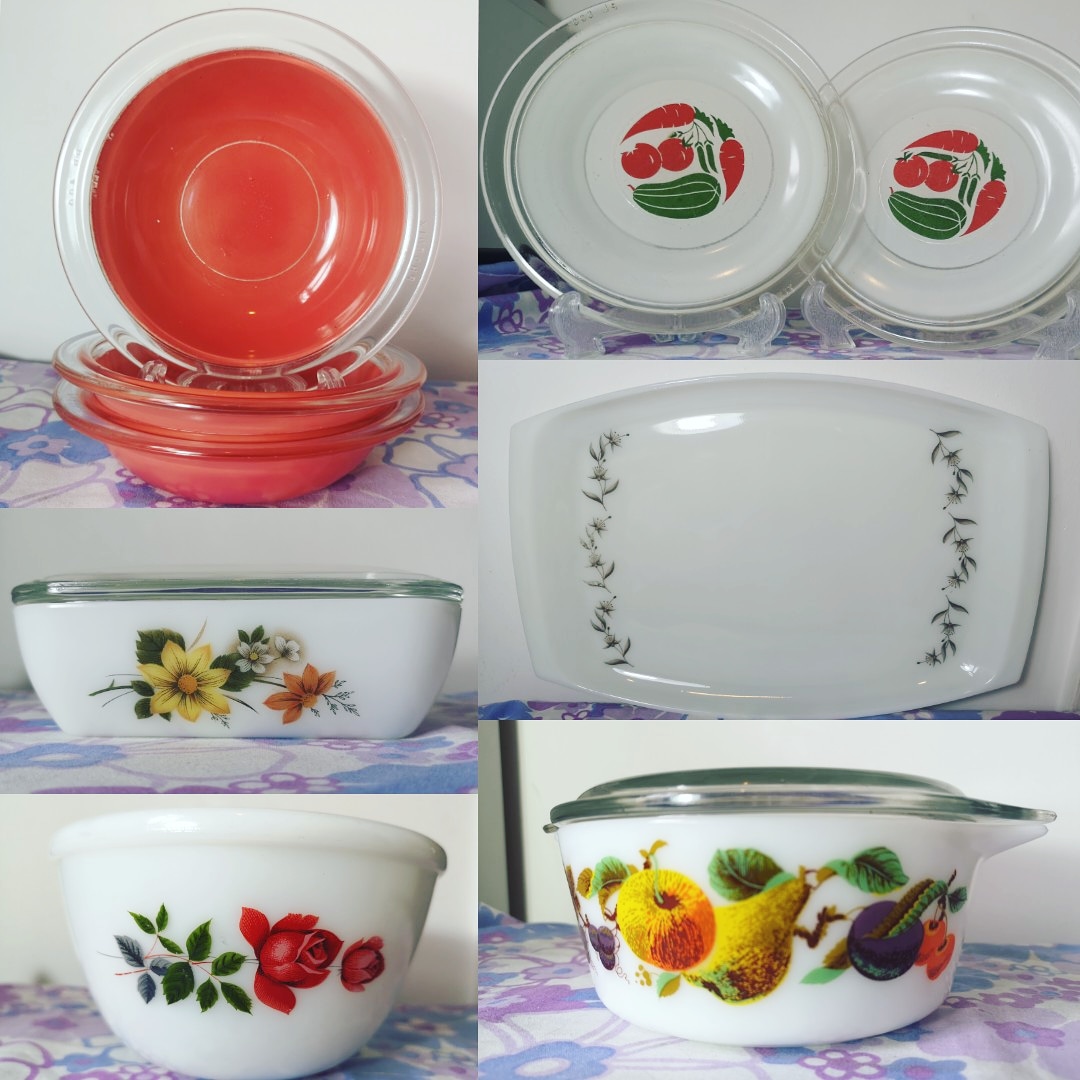 Still listing and posting #pyrex Heres today's offerings #vintagepyrex #vintagephoenixglass #phoenixglass #phoenixware #pyrex #kentorchard #junerose #autumnglory #silverbirch #vintageplatter #vintagebutterdish #glassbutterdish #vintagemixingbowl #vintagedishes #midcenturyplates