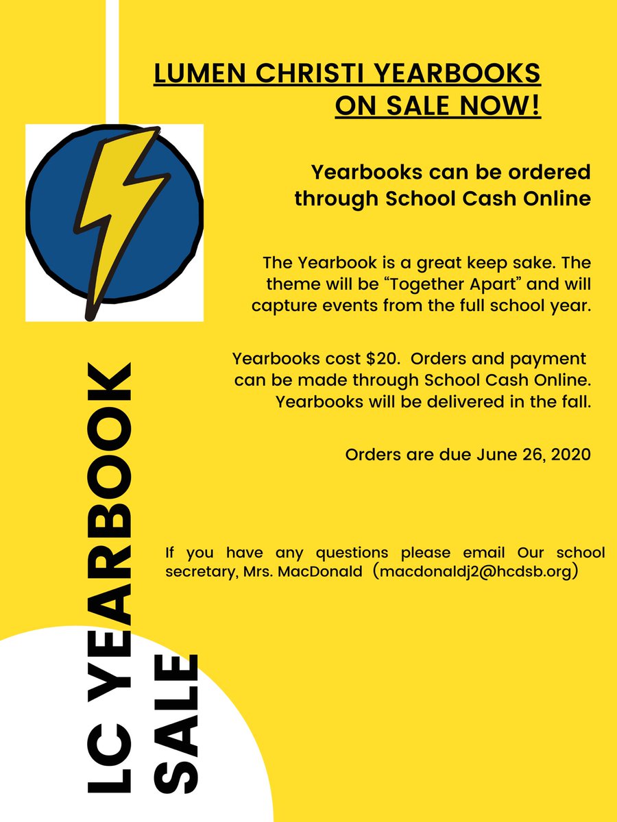 Don’t miss out! Yearbooks on sale now!