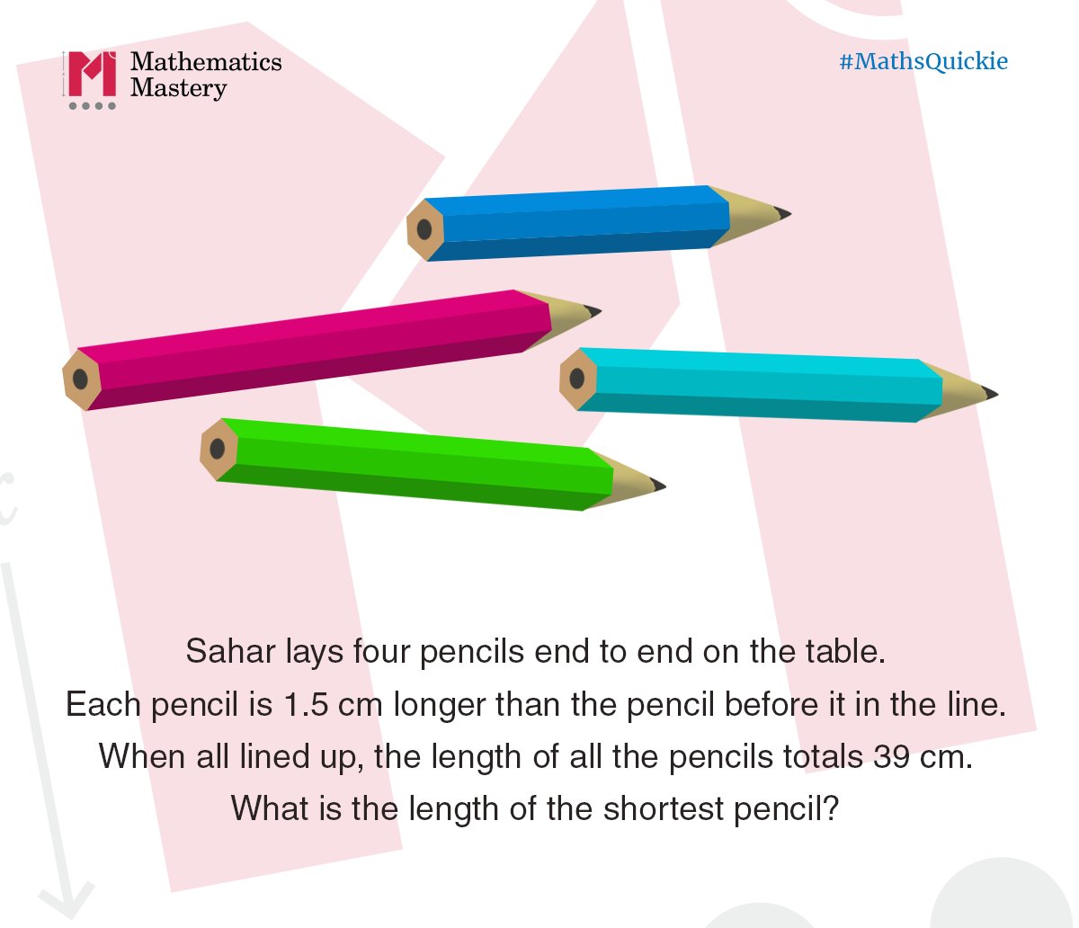 MathsMastery's tweet photo. Have a Midweek Maths Moment with our #MathsQuickie.

We'd love to see your responses! Solution revealed on Friday. https://t.co/jOIwtOgjFc