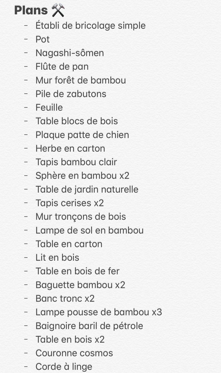_LaeACNH's tweet photo. 🔨🔨 MÀJ 
-1ère photo: plans recherchés 
-2/3ème photo: plans en double
🔨🔨 https://t.co/dGjcVSq2jL