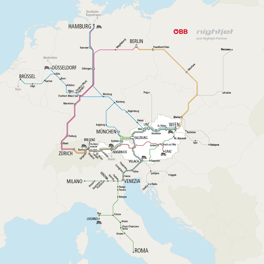 unsereOEBB's tweet photo. Wir freuen uns über den Vorstoß der Bundesregierung die Nachtzugverbindungen &amp; das 1-2-3 Ticket auszubauen. 
Ziel ist Menschen für Bus und Bahn zu begeistern und mit Nachtzügen klimafreundliche Alternative zu Flugreisen bieten zu können. https://t.co/m5SRoSh37T