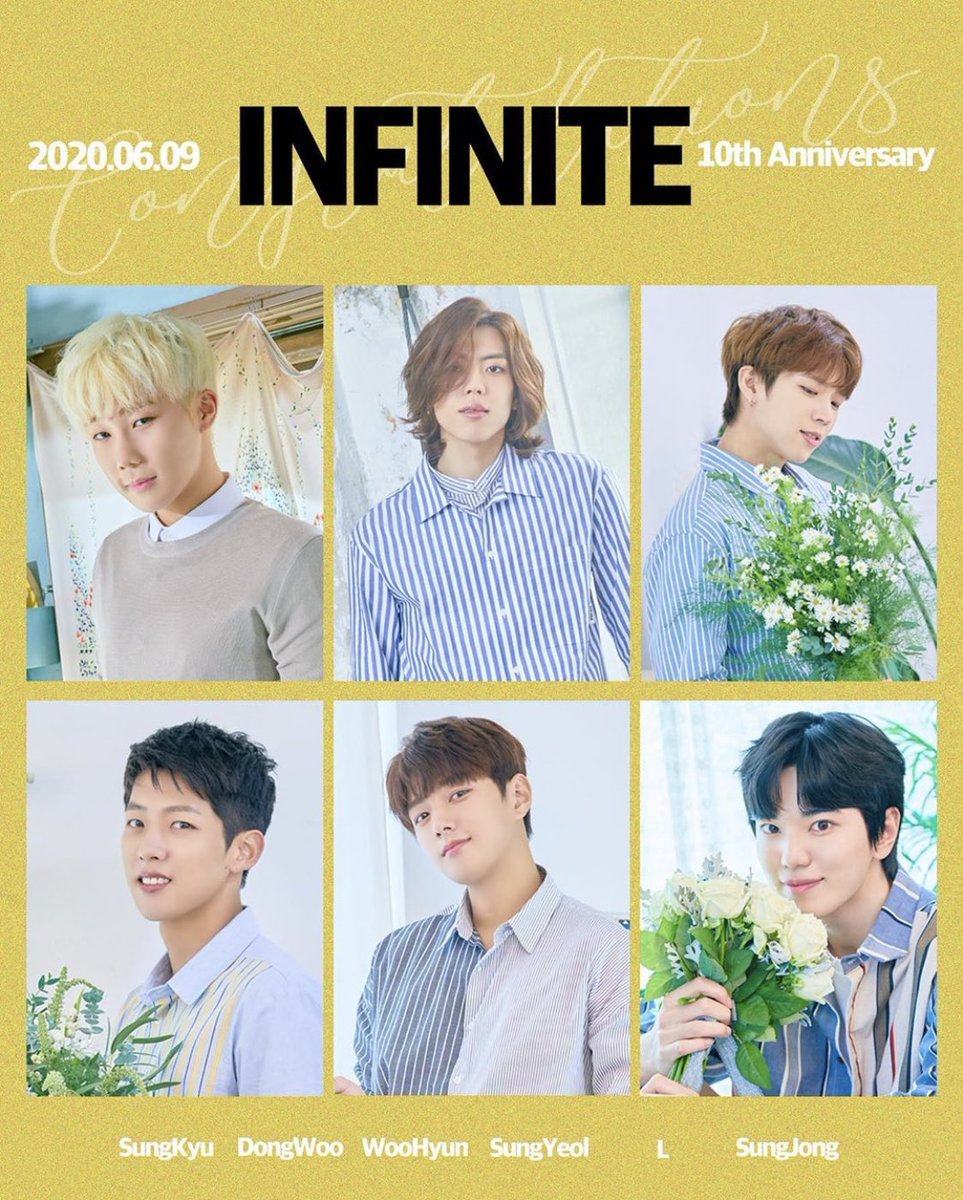 IFNT78's tweet photo. มันเป็นความสุขที่หาที่ไหนแล้วไม่ได้จริงๆ ขอบคุณที่อยู่ด้วยกันมาตลอด10ปี  ขอบคุณที่รักเเละเป็นห่วง พวกเราจะรักอินฟินิทตลอดไป แต่ขออะไรสักอย่างสองอย่าง อย่าป่วย สุขภาพแข็งแรงๆ นะค่ะ^^💛💛💛
#10YearswithINFINITE
#인피니트_10주년_우리는_네버엔딩 https://t.co/NIYzyd2IuQ