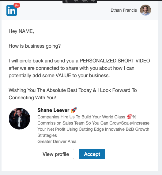 6DOSco's tweet photo. Even better it was a message about personalizing video content!!! https://t.co/CvZp7qd0yz
