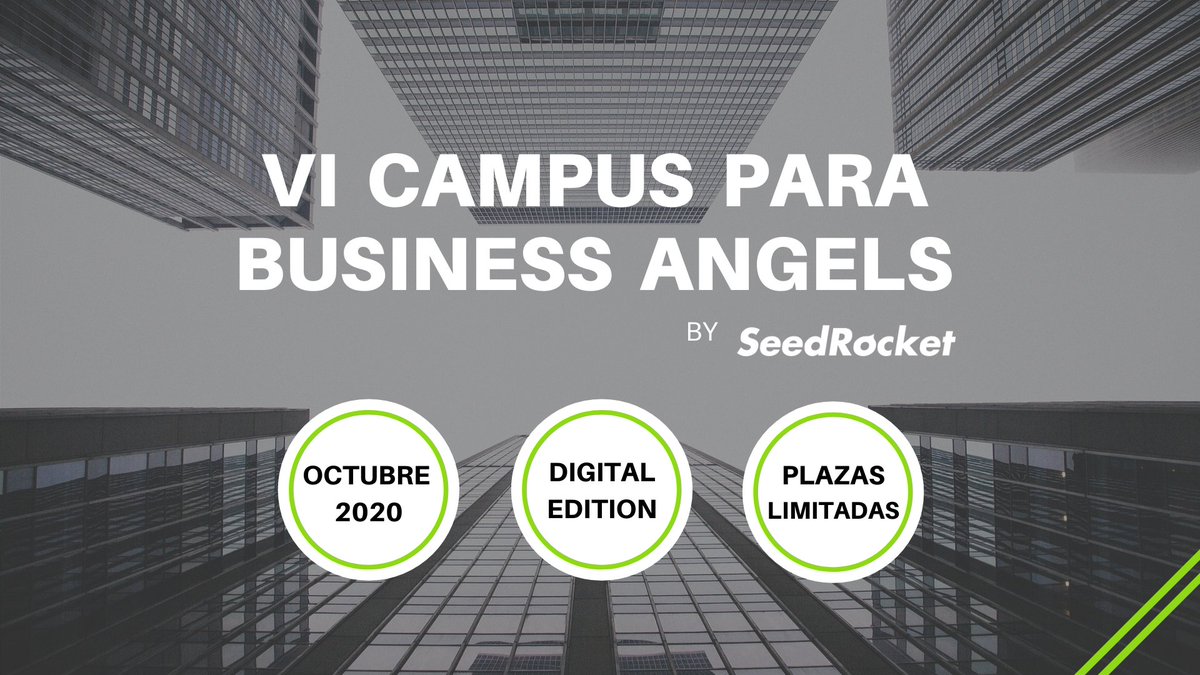 🆕 Lanzamos el VI Campus para #BusinessAngels, ¡esta vez en edición digital! 💻 Si quieres aprender todo sobre la #inversión de #startups en España, ¡inscríbete ya! 👉 seedrocket.com/campus-para-bu…

🗓️Matrícula #EarlyBird hasta el 21/09