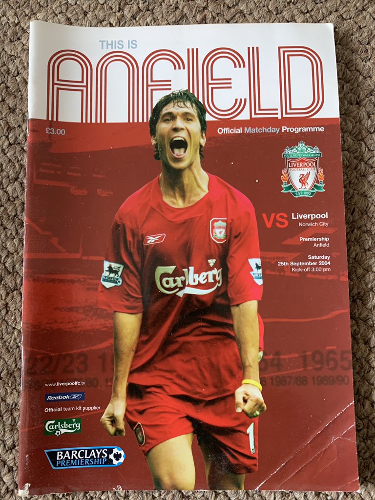 FootballMemora1's tweet photo. Interested in football programmes I’m selling a lot on eBay currently wide range of clubs too username Rob88football #ncfc #nufc #lfc https://t.co/8SDn6ZtJEr