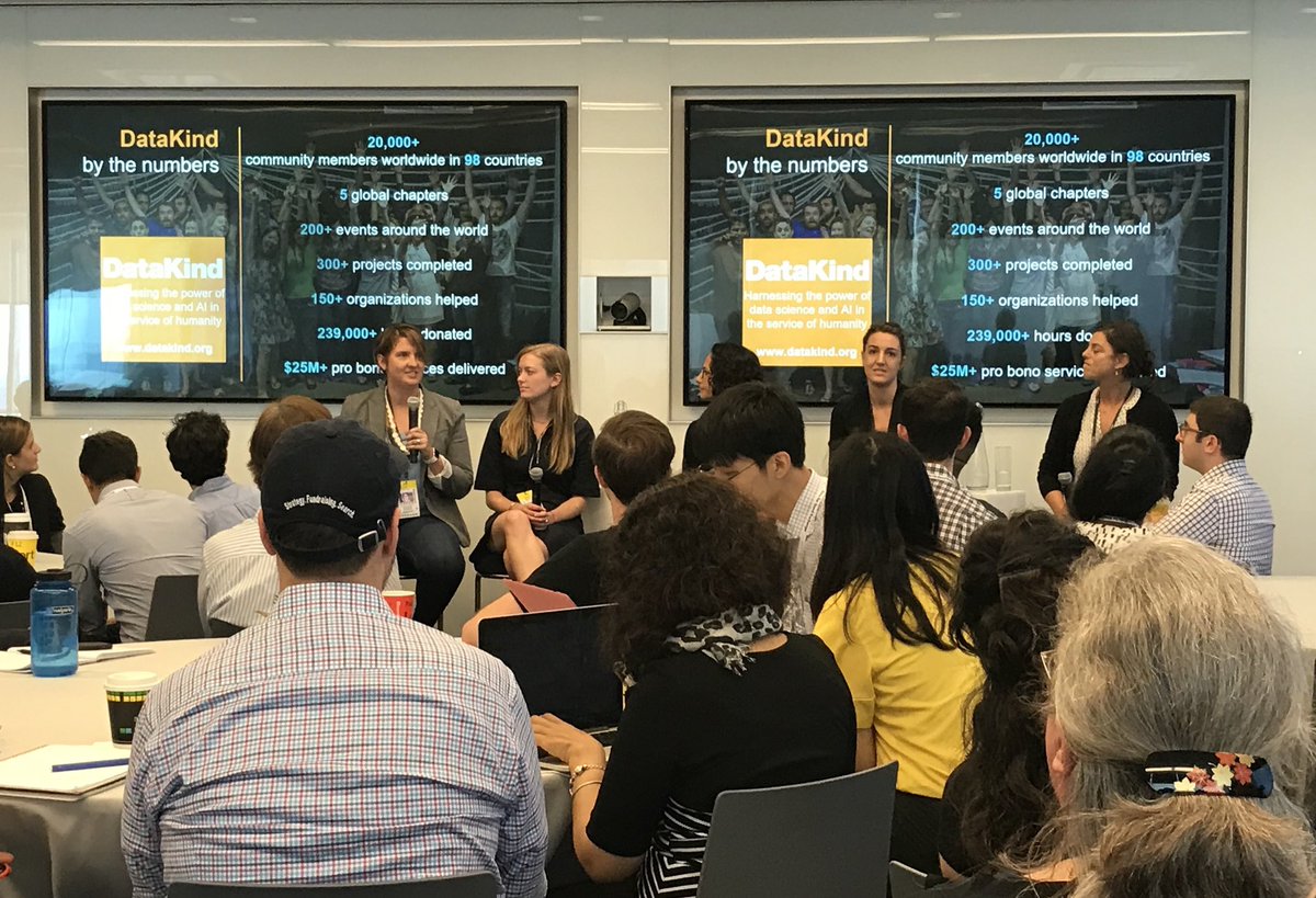 For #WorldOceansDay, we’re revisiting our #D4GX 2019 panel, “SDG 14 &amp; Beyond: The Rising Tide of Data Science to Build Sustainable Oceans”. We joined our friends <a href="/PelagicData/">Pelagic Data Systems</a> to discuss the many ways #datascience is advancing the aims of SDG 14. bit.ly/37Y1WkM