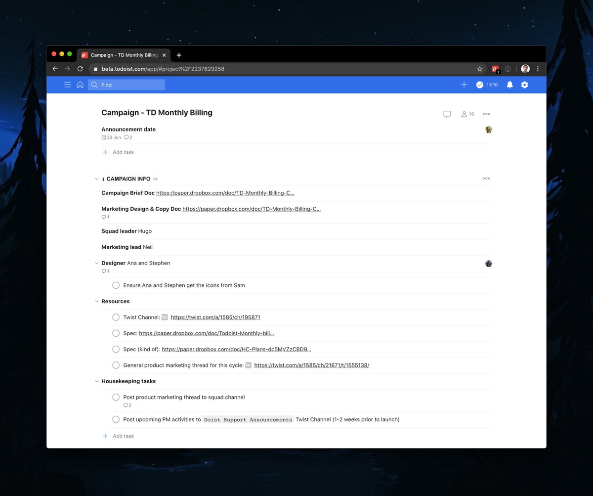 A small update here: We plan to kick start the beta on web and mobile platforms during July 😊

We are currently internally testing it, and boards will be one of the best features we have added in the last 5 years. It's especially useful to plan complex projects. Example: