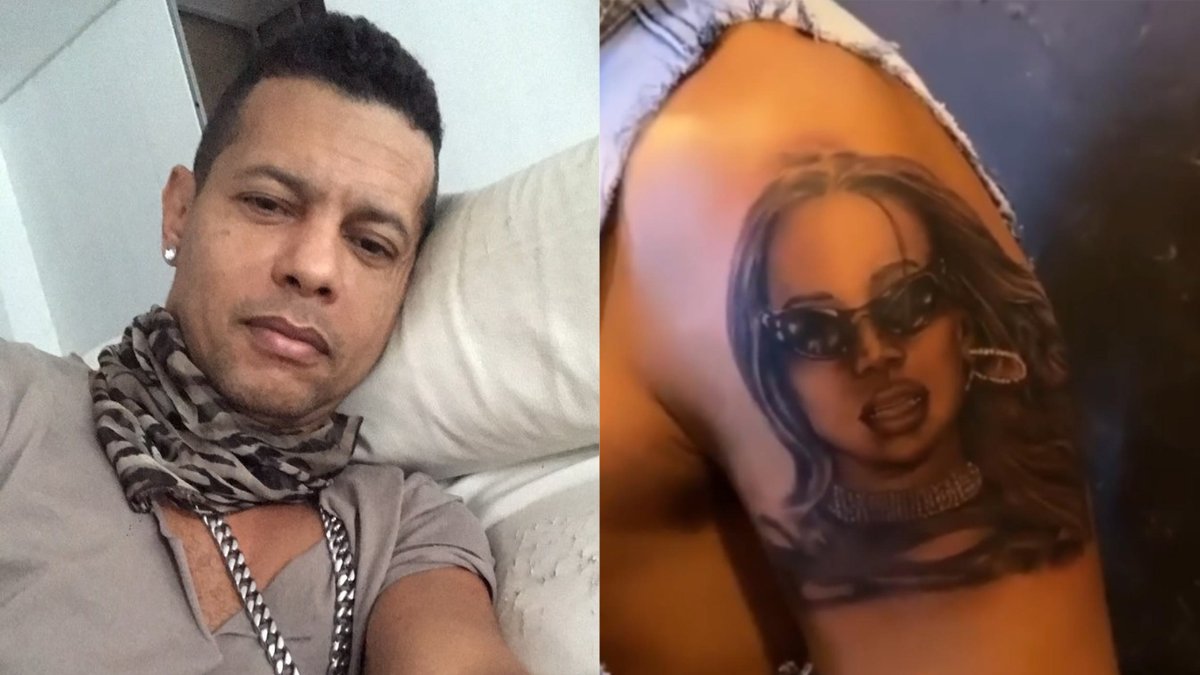 HugoGloss's tweet photo. MC Andinho revela que irá cobrir tatuagem que fez de Anitta e explica motivo: “Tive alguns sonhos” https://t.co/zFmqM2fNFa (Foto: Reprodução/Instagram) https://t.co/a8tJgp2URe