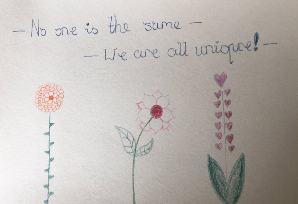 CaronFincher's tweet photo. @OldburyPark Emily’s art work whilst listening to her audio books 🌸🥰 https://t.co/MHgd08gx5r