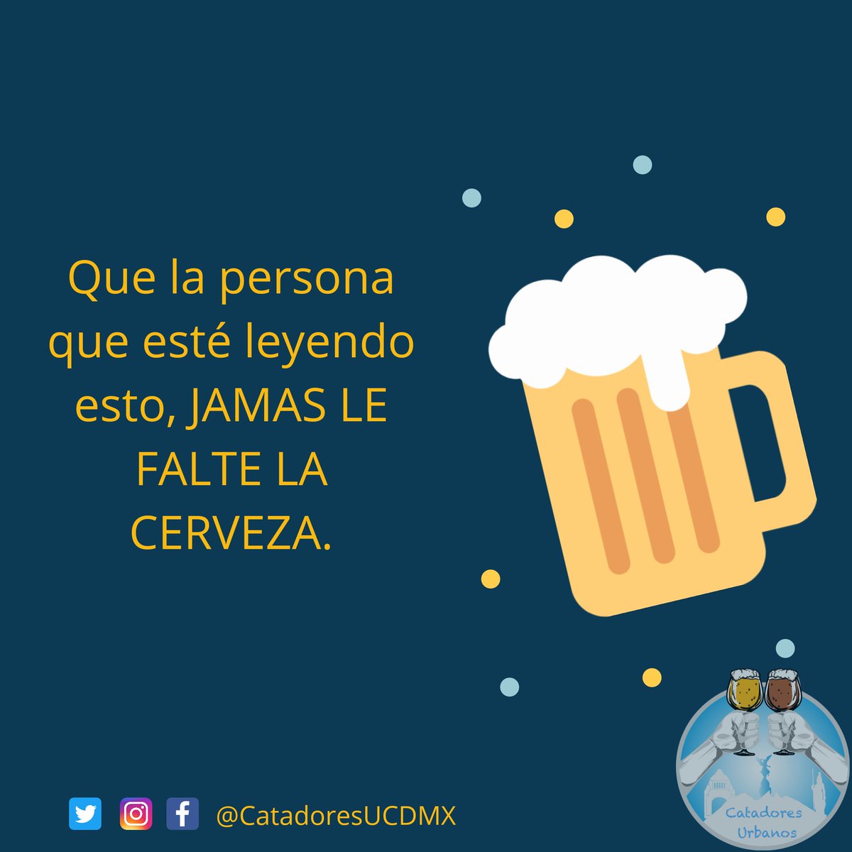 Empecemos la semana con buenos deseos!
#PruebaMásCervezas #BeerPorn #BeerLife #BeerLove #BeerStagram #BeerGeek #BeerLover #Cerveza #ArtesanalesDeVerdad #CervezaADomicilio #BeerOfTheDay