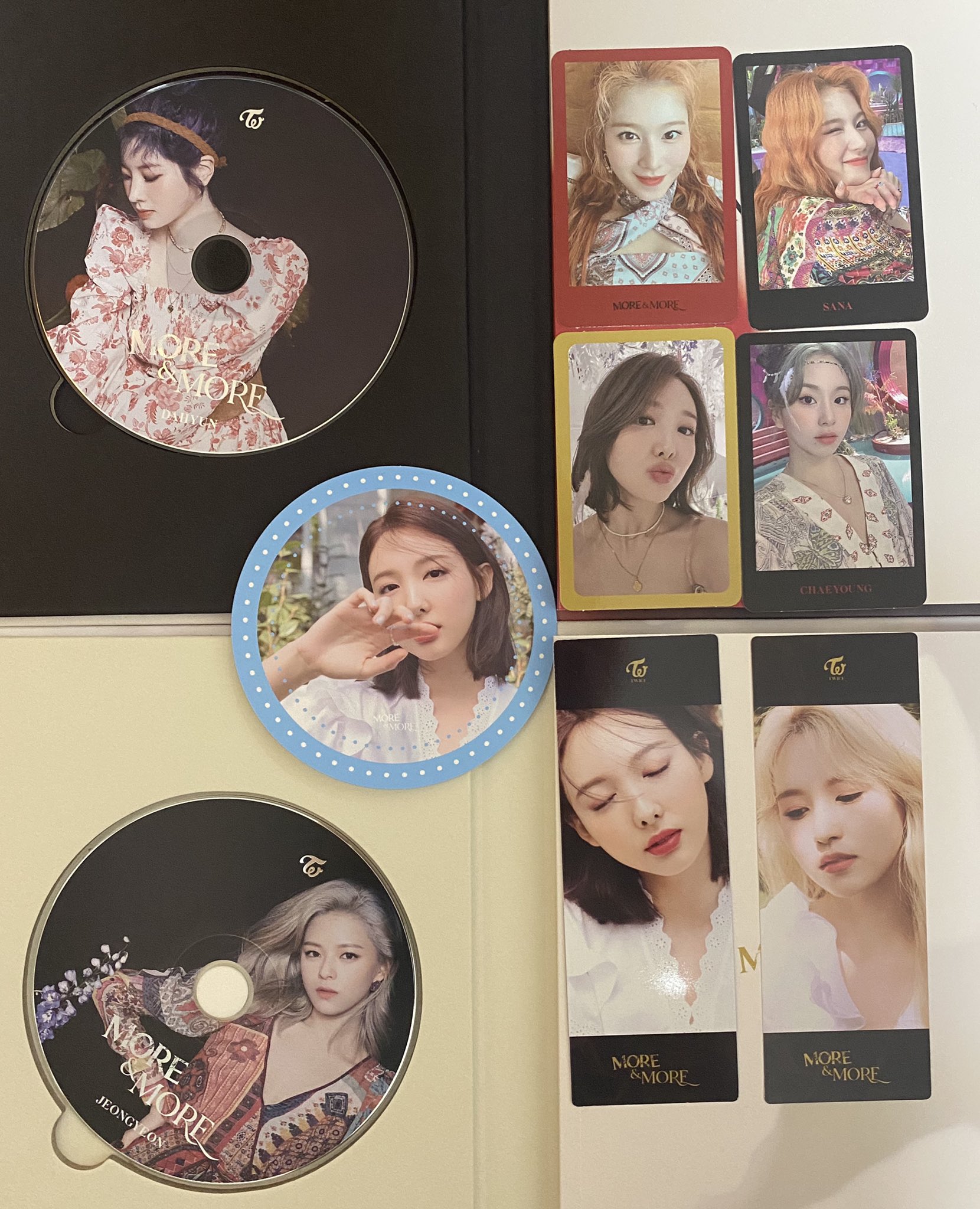 TWICE Page two トレカ 貯まり サナ ジョンヨン モモ ナヨン