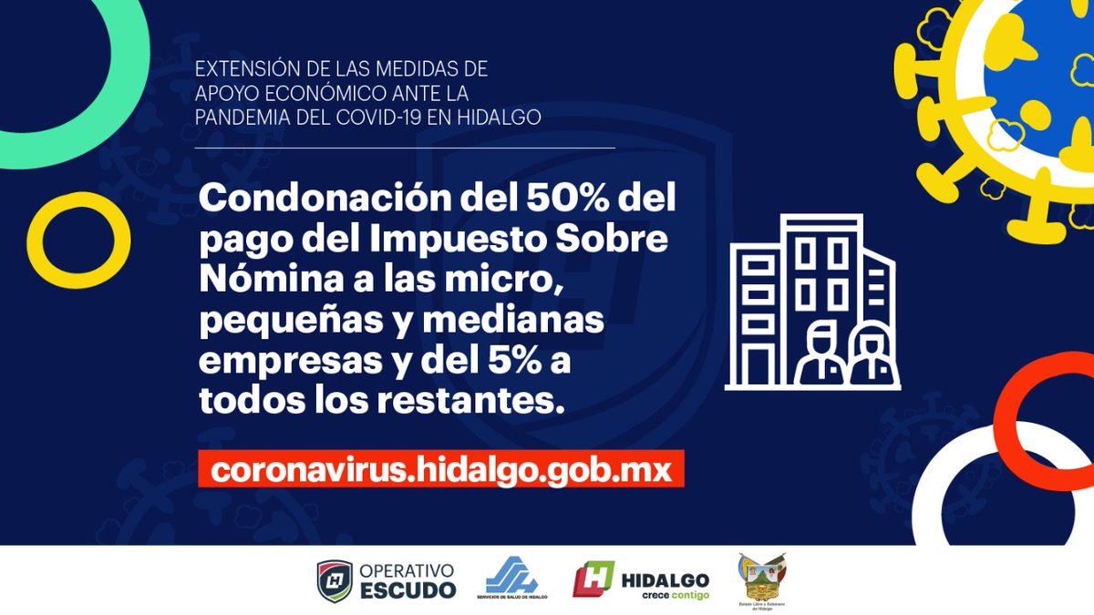 omarfayad's tweet image. En junio continuará la condonación del 50% del pago del Impuesto Sobre Nómina a las micro, pequeñas y medianas empresas y del 5% a todos los restantes, buscando mantener así las fuentes de empleo formal. #OperativoEscudo
