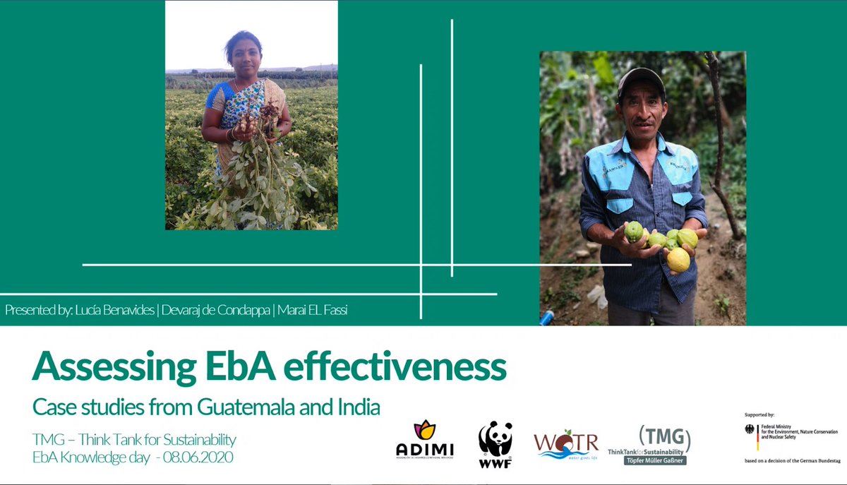 arjunasrinidhi's tweet image. Assessing the effectiveness of #ecosystembasedadaptation at the #EbAKD6 and #KnowledgeDay - looking forward to the discussions @TMG_think @Lari_TMG @WOTRIndia @iki_bmu #naturebasedsolutions #adaptation #climatechange #ecosystems @moefcc @UNEP @NITIAayog #SDGs