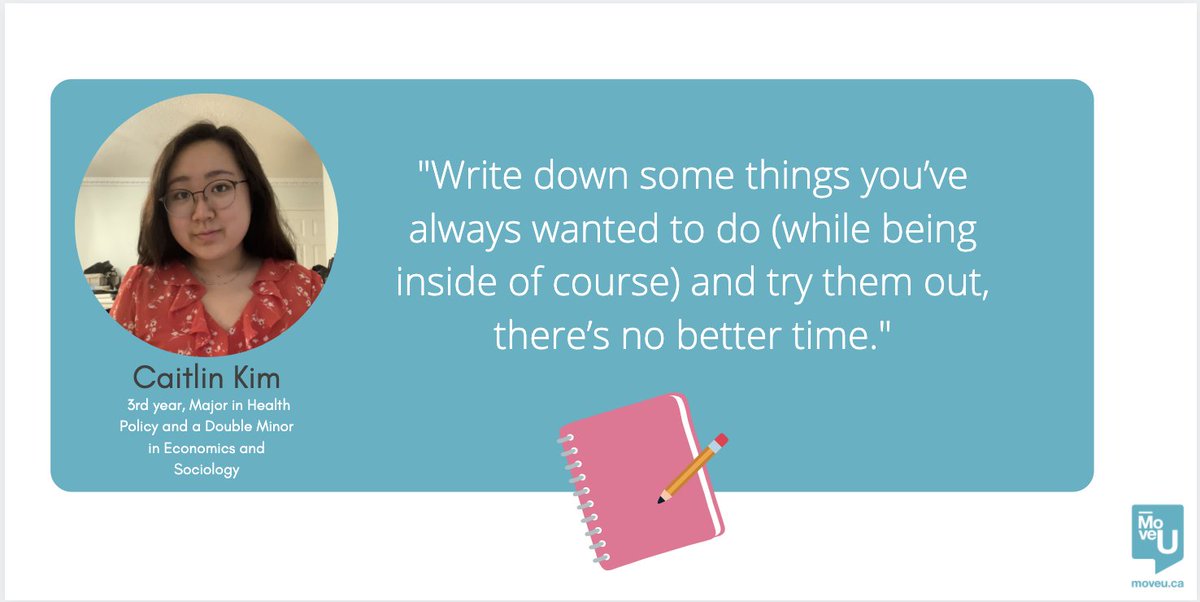 moveutsc's tweet photo. #MOVEUMONDAY Check out Caitlin's advice for not staying bored in the house. https://t.co/q51ABDuQQO
