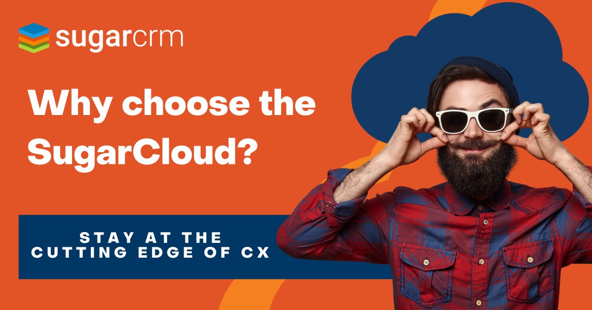 SugarCRM's tweet photo. With regular updates, the #SugarCloud will never let you fall behind the latest trends in CX. Learn more: https://t.co/57Z17lKmYO https://t.co/tqfhFW9nPU