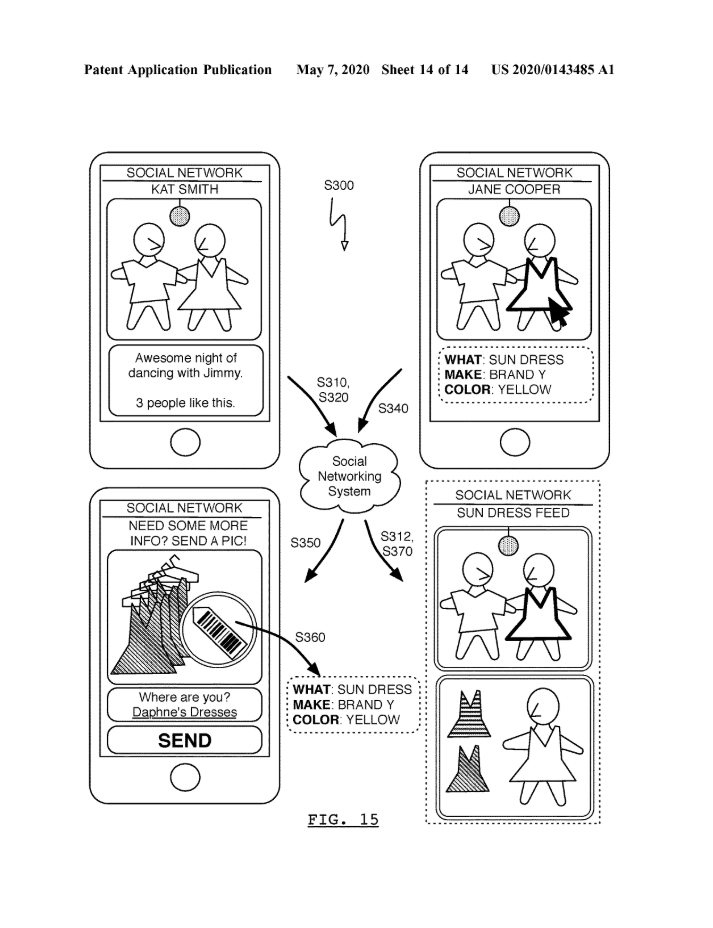 _SeanDavid's tweet photo. Interesting New Facebook Patent: $FB

Allowing general users to turn photos into ads. 

ie. Users would now monetize their "data".

Example: I take a photo of my cool Nike shoes, it auto finds the product and I can tag the product, I assume I could be then paid as a referral. https://t.co/fTZkNM8zvZ