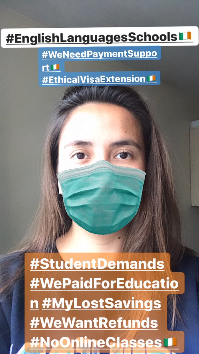 YohanaCrd's tweet photo. #EnglishLanguagesSchools🇮🇪
#StudentDemands
#WePaidForEducation
#MyLostSavings
#WeWantRefunds
#NoOnlineClasses🇮🇪
#WeNeedPaymentSupport🇮🇪 #EthicalVisaExtension🇮🇪
#Ireland @DeptJusticeIRL
@Education_Ire
@LeoVaradkar
@CharlieFlanagan
@McHughJoeTD https://t.co/1WZu8si1yG