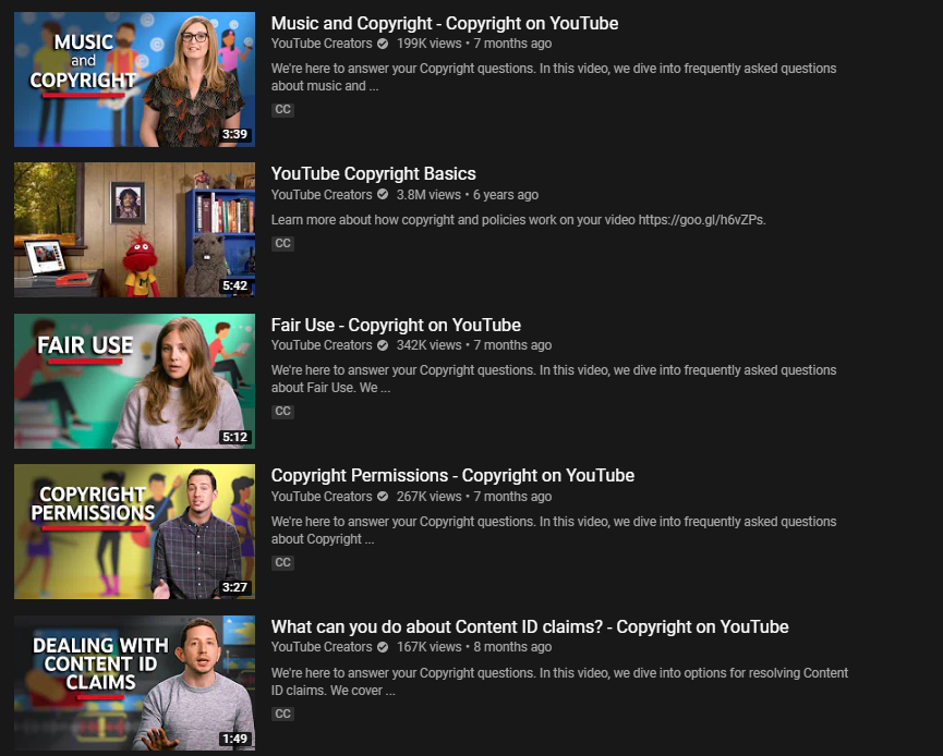 My fellow Gamers, I'm seeing a lot of questions about DMCA, copyright, etc on my timeline.  @YouTube's official channel has a variety of resources at your disposal to help understand it better, and I've linked them all below.