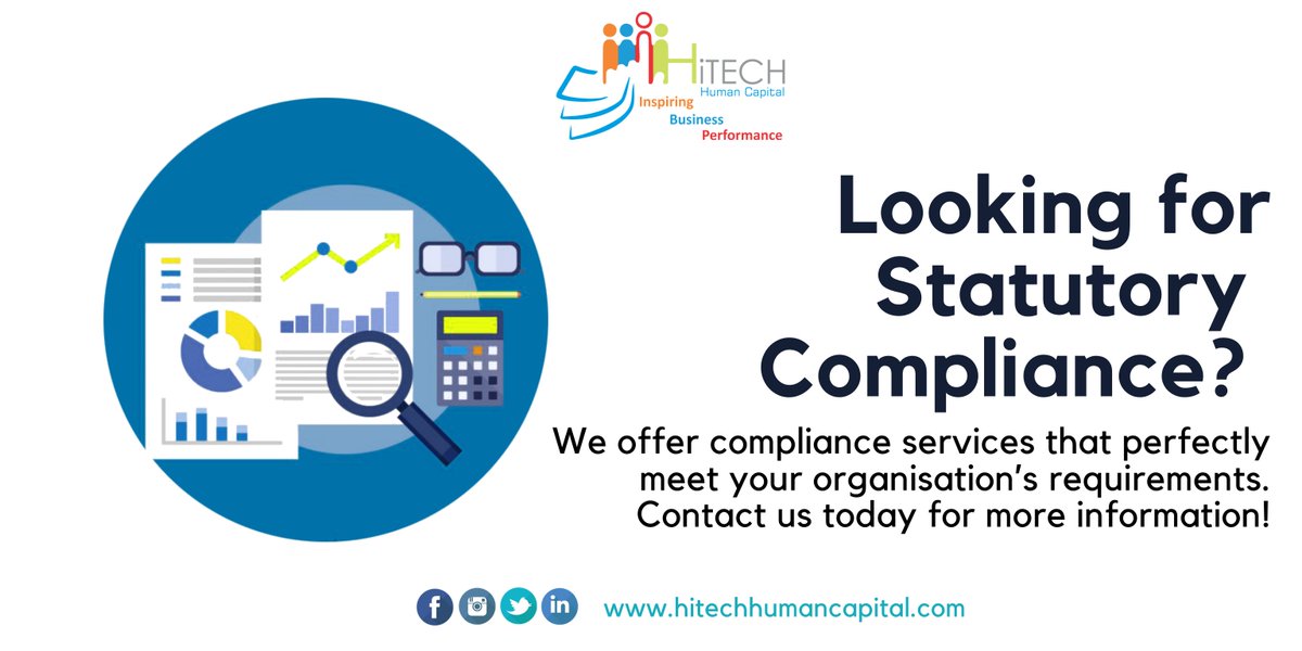 HumanHitech's tweet photo. We offer compliance services that perfectly meet your organisation's requirements.For more info https://t.co/P3yU1g2Lbu
#attendance #consultancy #Statutorycompliance #HRconsultant #HR #HRmanagement #thirdpartypayroll #payroll #taxmanagement #PF #ESIC #PT #lwf #legalcompliance https://t.co/GcyE1Zuo0k