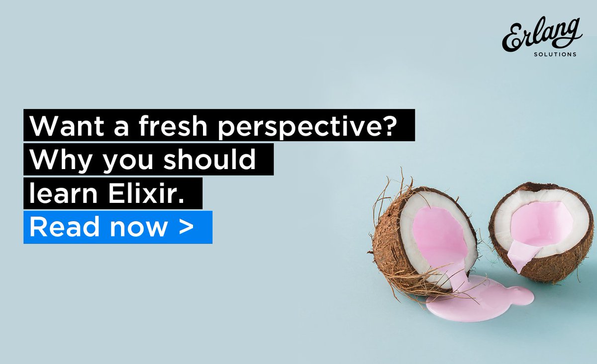 ICYMI: Our article on why you should learn Elixir in 2020 has been one of our most popular. Read it at  www2.erlang-solutions.com/whyshouldyoule… #MyElixirStatus #Elixirlang #weBEAMtogether