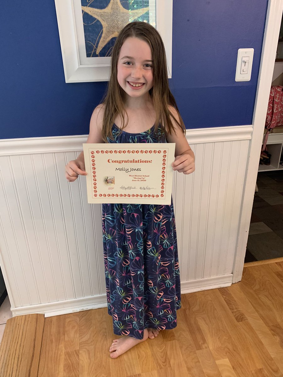 fhsliteracy's tweet photo. Thank you to all the teachers at West  District who have nurtured Molly’s love of learning and gone above and beyond during Connected Learning! We are excited for her next adventure at West Woods! #imnotcrying @WDS_Farmington https://t.co/LlPPT5FEQe