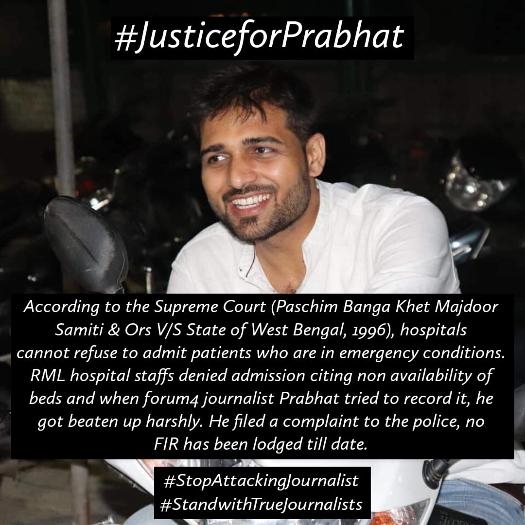 Laxmi56344434's tweet photo. #Justice for prabhat
#StopAttackingJournalist https://t.co/ZSdoN1koV5
