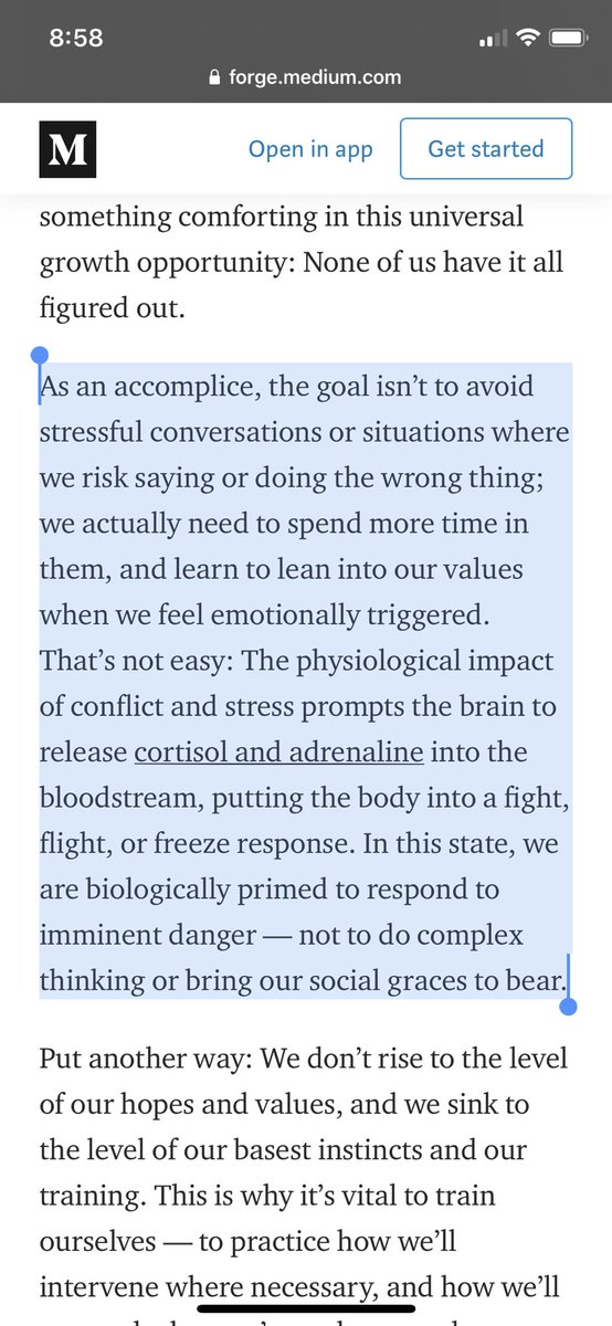 laurenvbreen's tweet photo. Don’t Be an Ally, Be an Accomplice by @wjreadyset - Real advocacy and comfort rarely go hand in hand.

https://t.co/oWXUMSpmXL https://t.co/6WMVXNSkv0