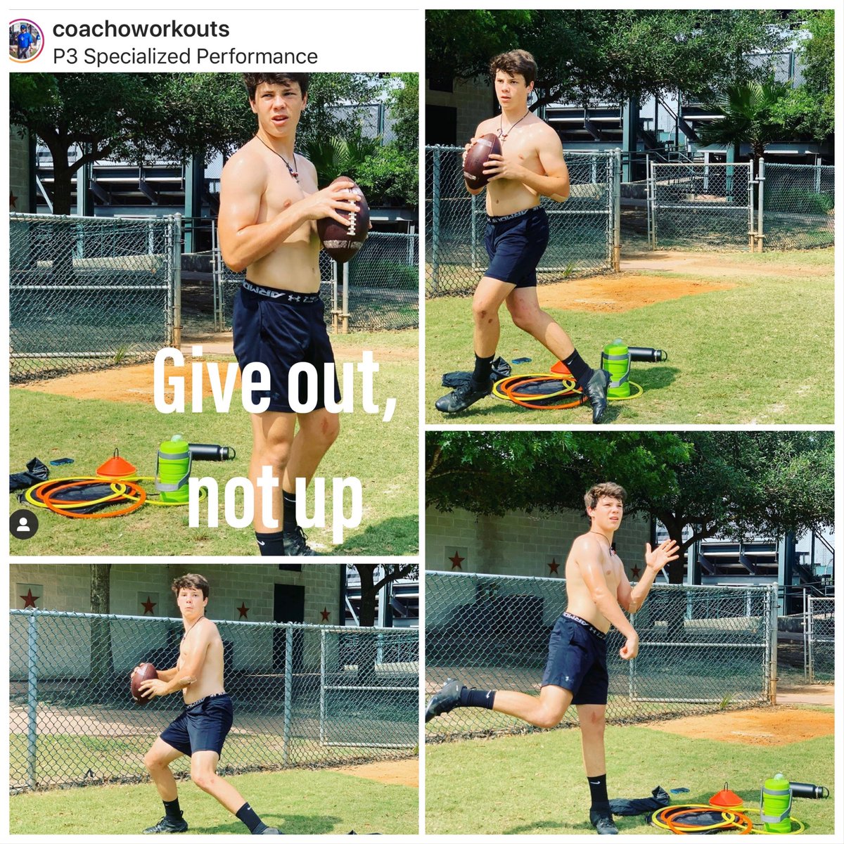 TylerDay09's tweet image. Never stop building, quarantine or not.  @STHFootball @CoachMcGuire16 @Championship7v7 @CoachSpeed_BPA 
#QB #D1goals #co2024