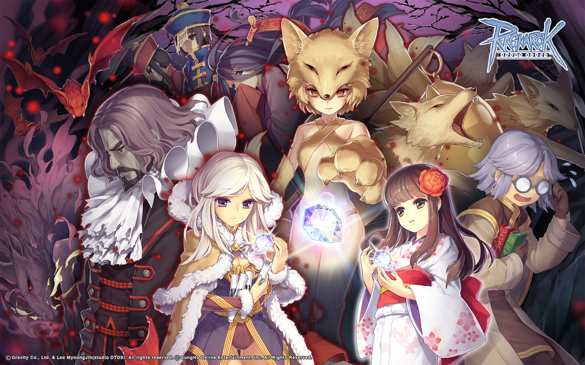 ラブレミ うぉるやふぁんくらぶ Ragnarokonline ラグナロクオンライン 月夜花 ウォルヤファ １周年記念の 壁紙は じゃまな宝石がとれてました N T Co Lez8gs2yvi Twitter