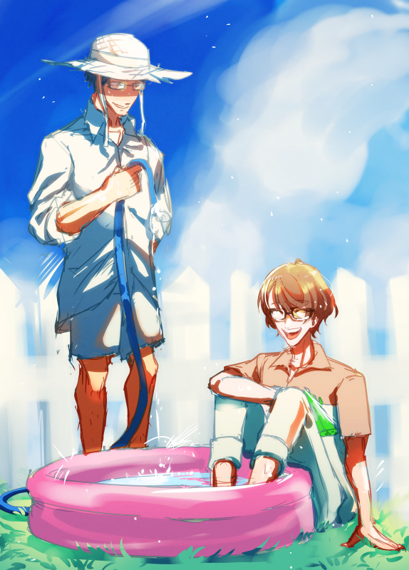 もうすっかり夏ですね、なダブスリ??。はしゃいで楽しんでほしい 