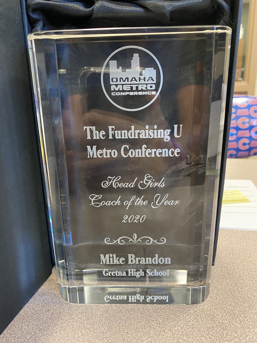 Congratulations to Coach Mike Brandon for being selected as the 2019-2020 Metro Conference Head Girls Coach of the Year!  We are proud of you! #GretnaDragonVolleyball