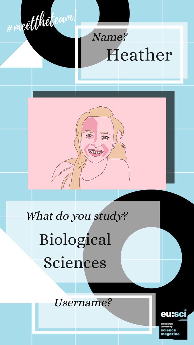 eusci's tweet photo. Happy Monday! Next up in our #meettheteam series is Heather, one of our social media and marketing managers, who is studying biological sciences🧬 🧫  What is something you’ve enjoyed learning about recently?
#eusci #euscimag #universityofedinburgh #uoe #biology #science https://t.co/Q2wEiVjPI3