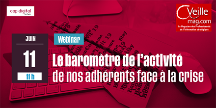 Cap_Digital's tweet photo. 📅 Webinar 11.06
Lors cette réunion d'information organisé par VeilleMag, @HuotCharles et Denis Berthault, président du @Le_GFII, présenteront notre nouveau baromètre à travers certains chiffres et points clés de celui-ci.
Inscription 👉 https://t.co/nfCZ3dQKBG https://t.co/awUMQVnZrq