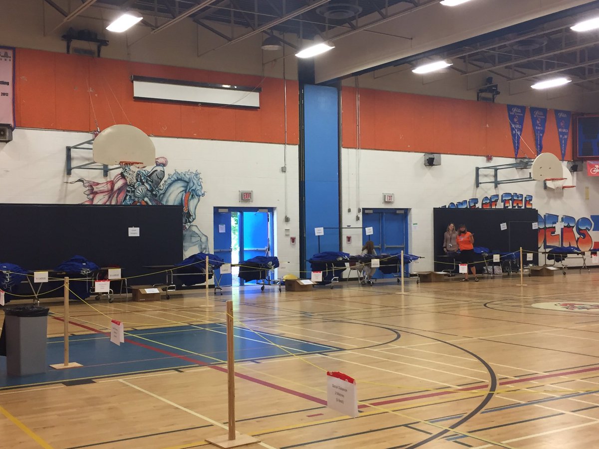 AReid_VP's tweet photo. The celebration of Innisdale’s grade 12 graduation has begun with safe social distancing in cap and gowns.  Congratulations graduates! @principalISS @SCDSB_Schools @deanmaltby https://t.co/ZfCi2iwzIY
