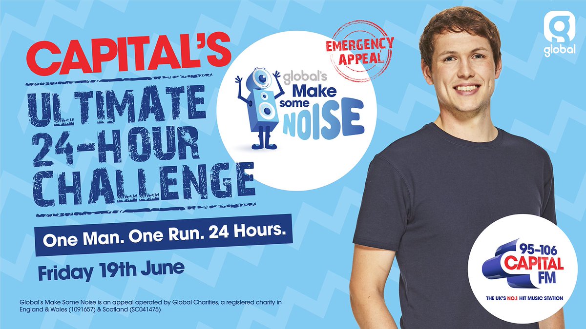 24 hours. A 400M track &amp; a target of over 100 miles! HERE. WE. GO!!!